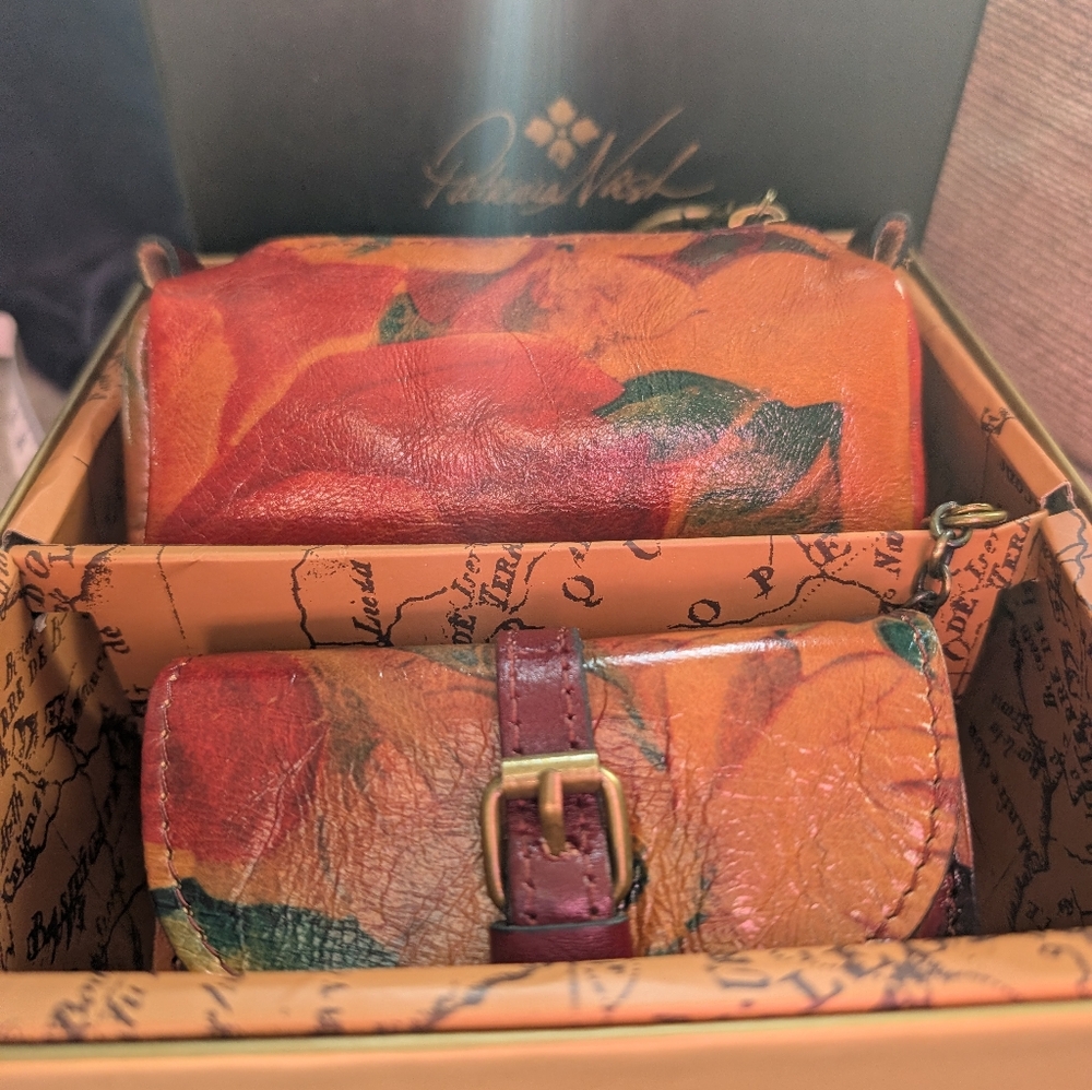 Colorful Leather Key & Card Holder Set - Picture 3 of 6